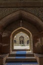 Lahore, Pakistan : April 17 2018 :Lohari Gate Mosque from the entrance