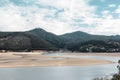 Laida beach. Spain Royalty Free Stock Photo