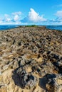 Laie Point on Oahu, Hawaii Royalty Free Stock Photo