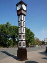 The Laima Clock is a landmark in central Riga, Latvia.