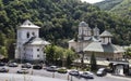 View of Lainici Monastery in Lainici, BumbeÃâ¢ti-Jiu, Gorj, Romania.