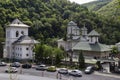 View of Lainici Monastery in Lainici, BumbeÃâ¢ti-Jiu, Gorj, Romania.