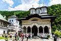 Lainici orthodox monastery from Defileul Jiului National Park. Romania