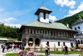 Lainici orthodox monastery from Defileul Jiului National Park. Romania