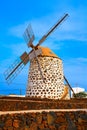 Lajares windmill Fuerteventura at Canary Islands