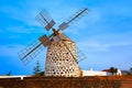 Lajares windmill Fuerteventura at Canary Islands