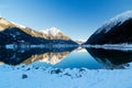 Lake Achensee in Tirol during winter, austrian Alps, Switzerland