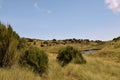 Lake against The high altitude moorland at Mount Kenya