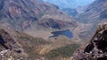 Lake against a Mountain background, Rwenzori Mountains