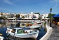 Lake in Aghios Nikolaos Royalty Free Stock Photo