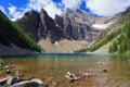 Lake Agnes above Lake Louise, Canadian Rocky Mountains, Banff National Park, Alberta, Canada Royalty Free Stock Photo