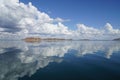 Lake Agryle Western Australia reflections on water Royalty Free Stock Photo
