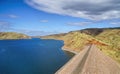 Lake Agryle Western Australia view of dam wall and water Royalty Free Stock Photo