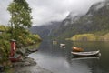 Lake Agvatnet, Moskenesoya, Lofoten Islands, Norway