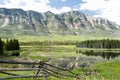 Lake along Chief Joseph Scenic Byway Royalty Free Stock Photo