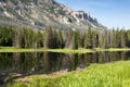 Lake along Chief Joseph Scenic Byway Royalty Free Stock Photo