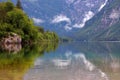 The lake in Alps