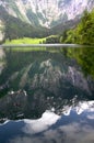 The lake in the Alps