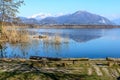 Lake of Alserio (North Italy) Royalty Free Stock Photo