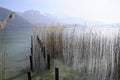 Lake of Annecy and Forclaz mountain, in france