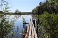 Lake Aras near Urshult, Sweden Royalty Free Stock Photo