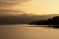 Lake Arenal at sunset, Costa Rica Royalty Free Stock Photo