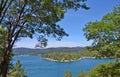 LAKE ARROWHEAD ON A SUMMER DAY Royalty Free Stock Photo