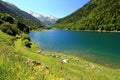 Lake of Artouste in the French Pyrenees.