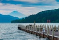 Lake Ashi and Mount Fuji, Hakone - Japan Royalty Free Stock Photo