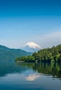 Lake Ashi and Mount Fuji Royalty Free Stock Photo