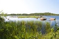 Lake Asnen in Sweden Royalty Free Stock Photo