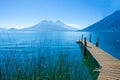 Lake Atitlan Guatemala - Pier Royalty Free Stock Photo