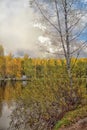 Lake in the autumn Royalty Free Stock Photo