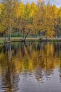 Lake in the autumn Royalty Free Stock Photo