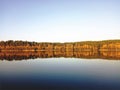 Lake Autumn Silence and Calm