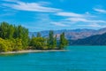 Lake aviemore in New Zealand Royalty Free Stock Photo