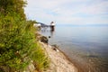 Lake Baikal. Listvyanka village on a summer day. Royalty Free Stock Photo