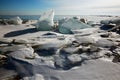 Lake Baikal in winter.