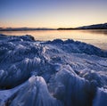 Lake Baikal in winter.