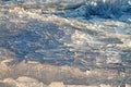 Ice background closeup. Abstract ice texture. Hungary, Balaton lake. Royalty Free Stock Photo