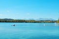 Lake of Banyoles, in Catalonia, Spain Royalty Free Stock Photo