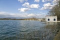 Lake Banyoles, Spain Girona Royalty Free Stock Photo