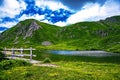 Lake Bargetana panorama landscape, Appennino Emiliano, Reggio Emilia