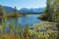 Lake barmsee near wallgau Royalty Free Stock Photo