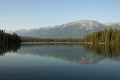 Lake Beauvert, Jasper, Alberta, Canada Royalty Free Stock Photo