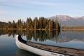 Lake Beauvert at Jasper, Alberta, Canada Royalty Free Stock Photo