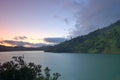 Lake berryessa sunset Royalty Free Stock Photo