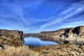 Lake Billy Chinook in Central Oregon Royalty Free Stock Photo