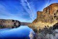 Lake Billy Chinook in Central Oregon Royalty Free Stock Photo