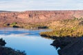 Lake Billy Chinook in golden hour Royalty Free Stock Photo